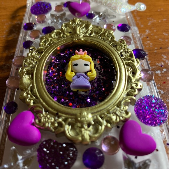 Purple Princess Bling Phone Case - Picture 3 of 3